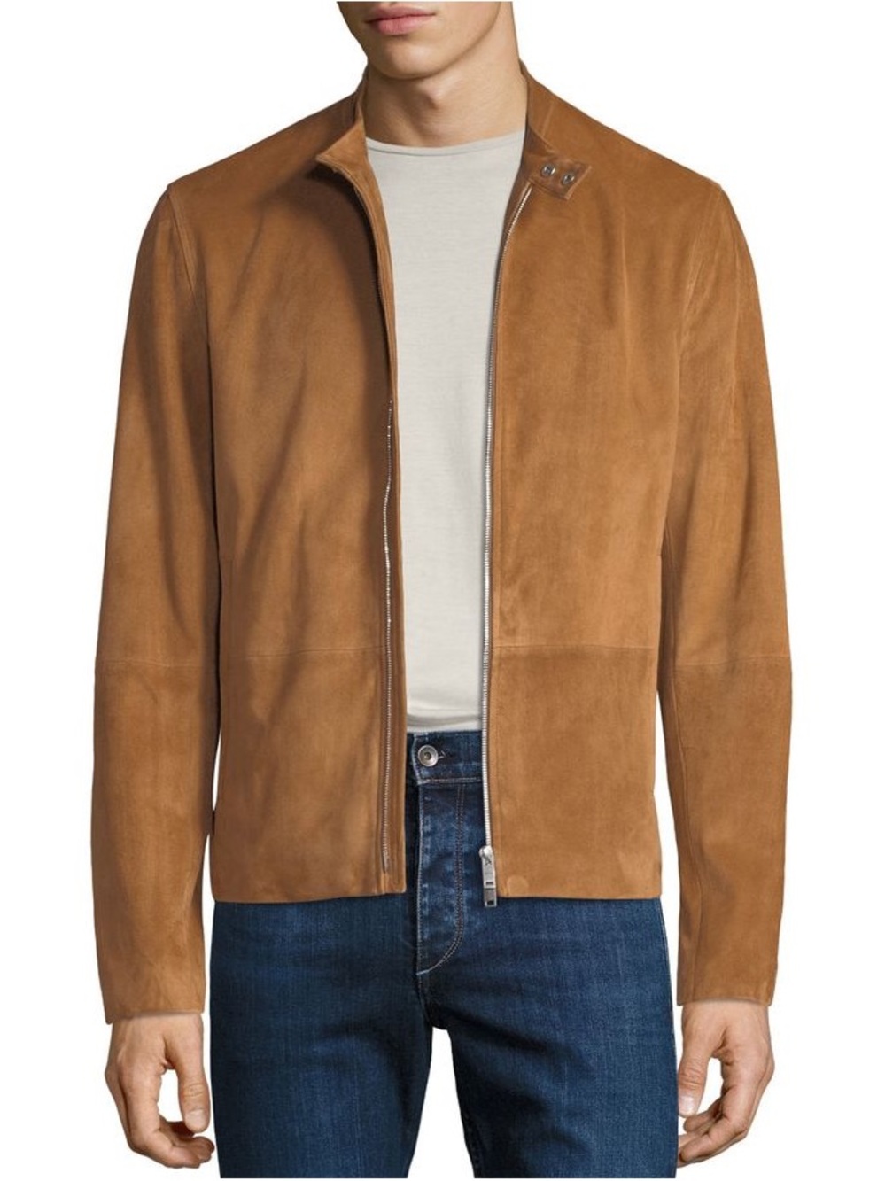 THEORY Goat Soft Suede Men's Jacket Size L